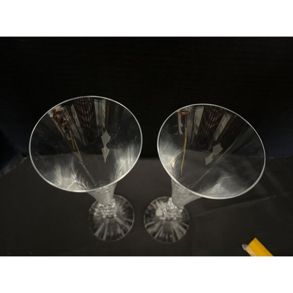 Vintage Millennium Champagne Flutes Cristal D’Arques France - Picture 3 of 7
